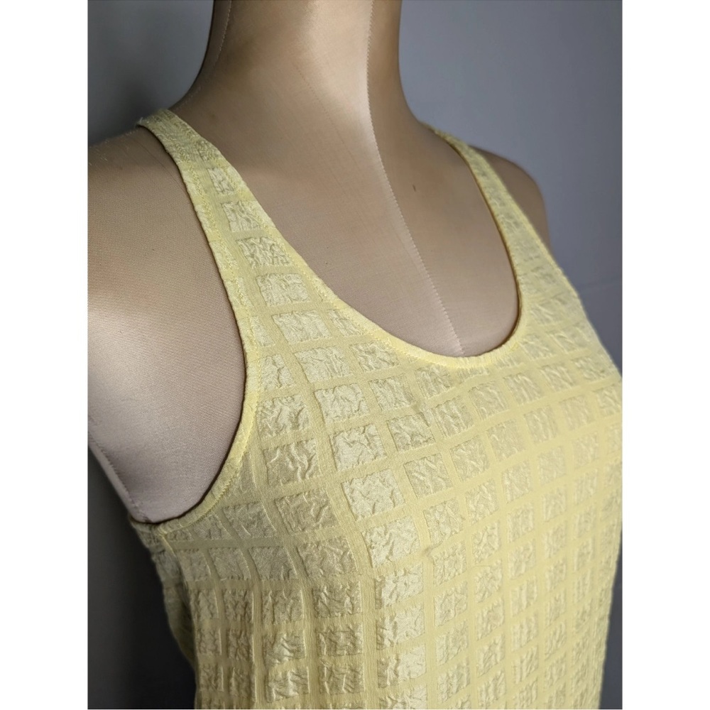 Balenciaga Silk Yellow Tank Top